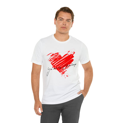 Red Heart Love You are my Chimichanga Valentines Unisex T-Shirt S- 3XL    - HolidayShoppingFinds