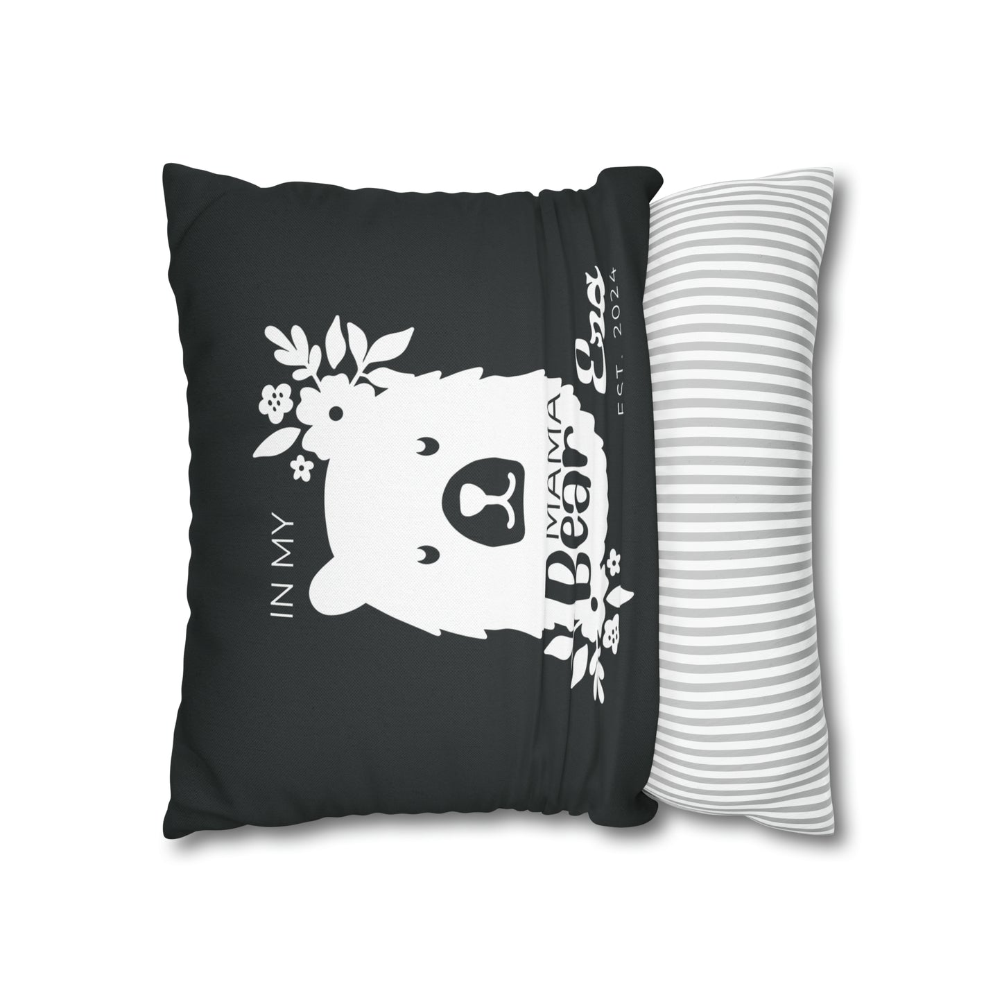 Personalized In My Mama Bear Era Pillowcase Gray, Gift For Mom    - HolidayShoppingFinds