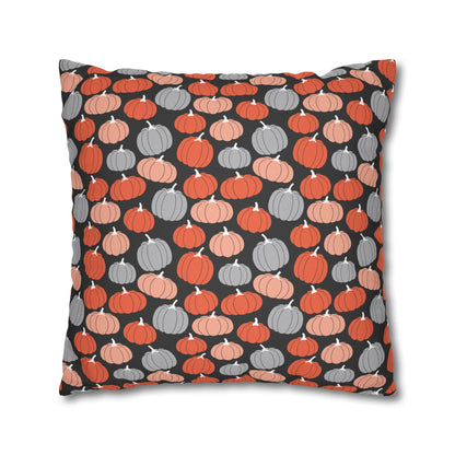 Pumpkins Square Pillow Case Throw Cover, Fall Accent Pillow    - HolidayShoppingFinds