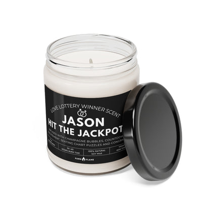 Hit the Jackpot Candle Funny Bachelor Bachelorette Bridal Gift (B) 100% Vegan Soy Wax Candle Eco-Friendly Long-Lasting Candle    - HolidayShoppingFinds