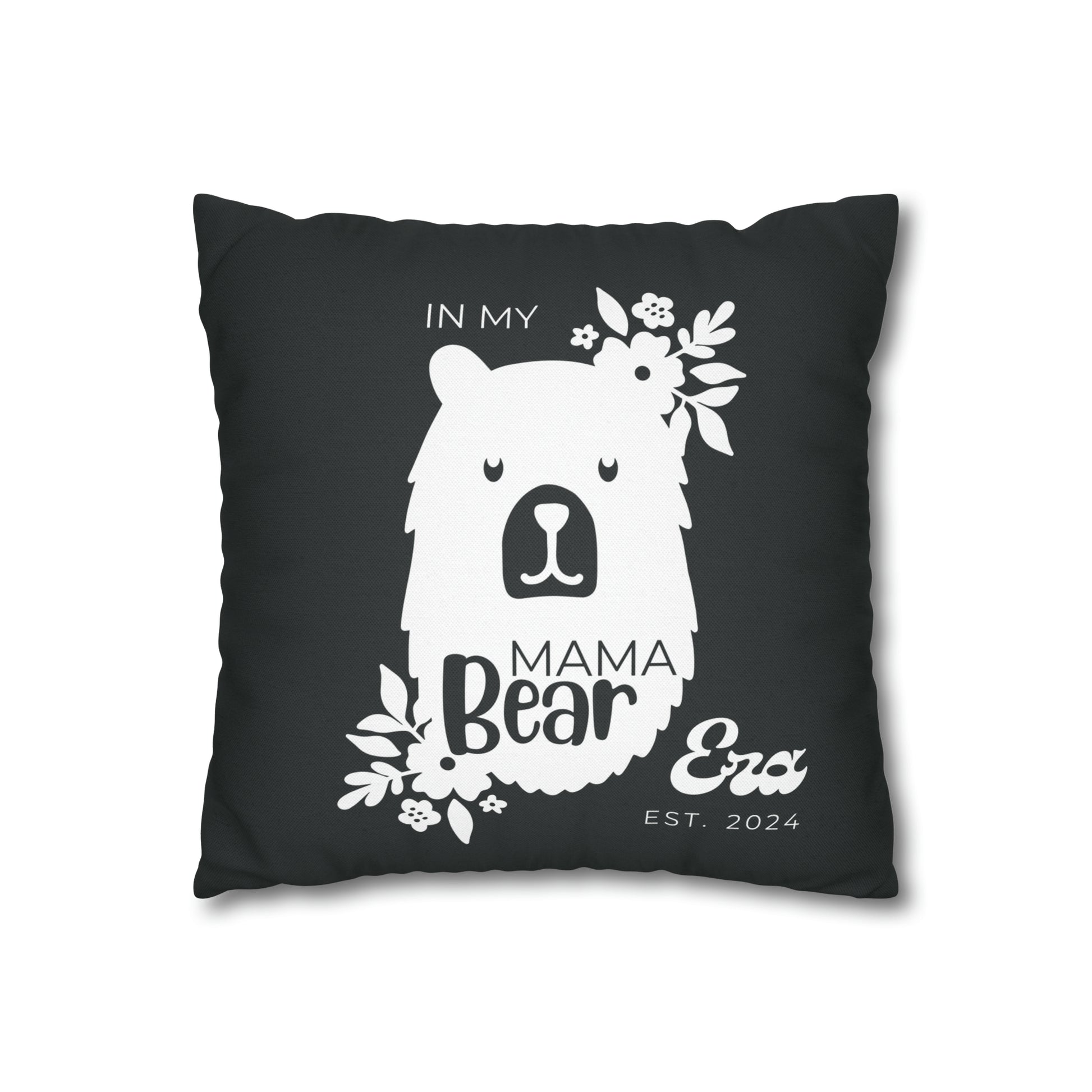 Personalized In My Mama Bear Era Pillowcase Gray, Gift For Mom    - HolidayShoppingFinds