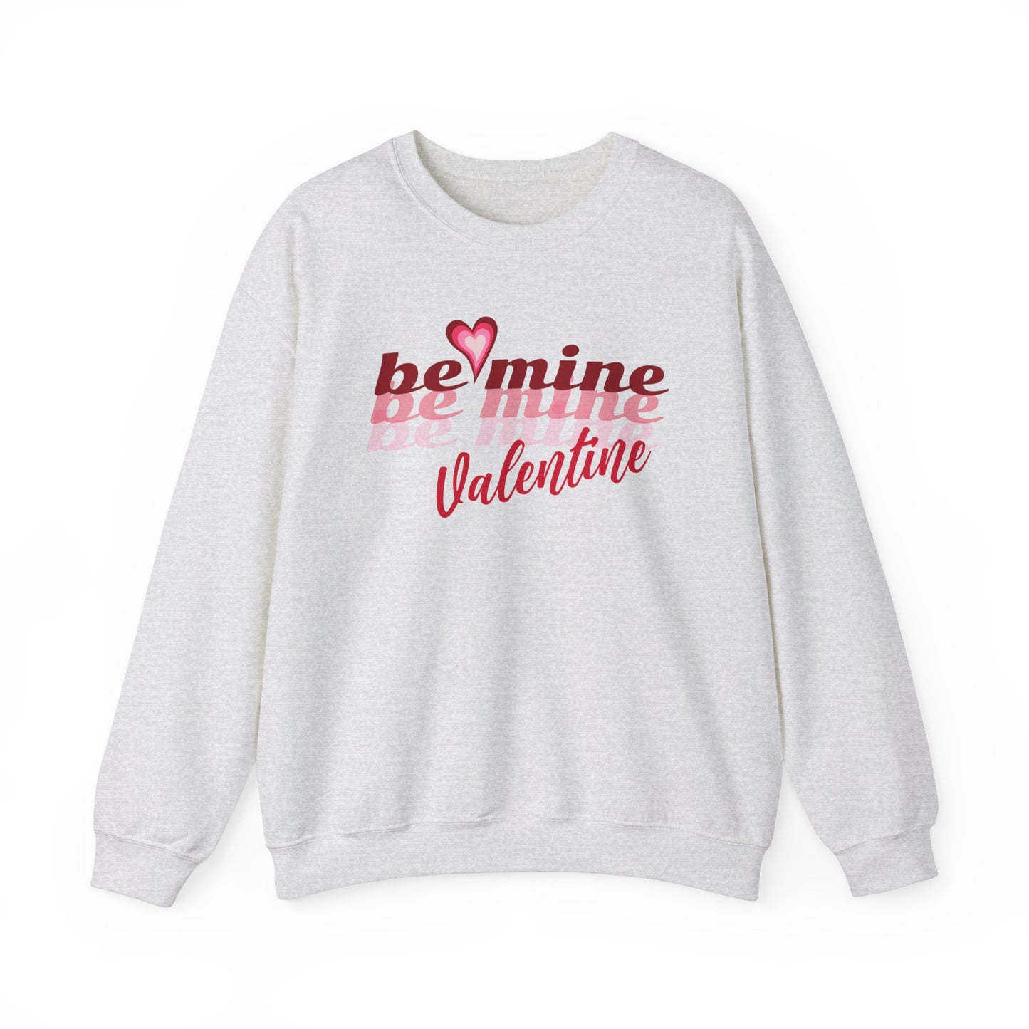 Be Mine Valentine's Sweatshirt, Love Sweatshirt, Couples Gift S Ash  - HolidayShoppingFinds