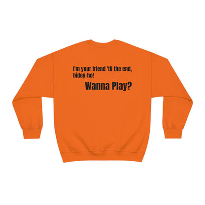 Chucky Wanna play? Halloween Unisex Sweatshirt Costume S-5XL    - HolidayShoppingFinds