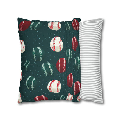 Baseball Green Pillowcase Cushion Cover Accent Pillow Case Cover    - HolidayShoppingFinds