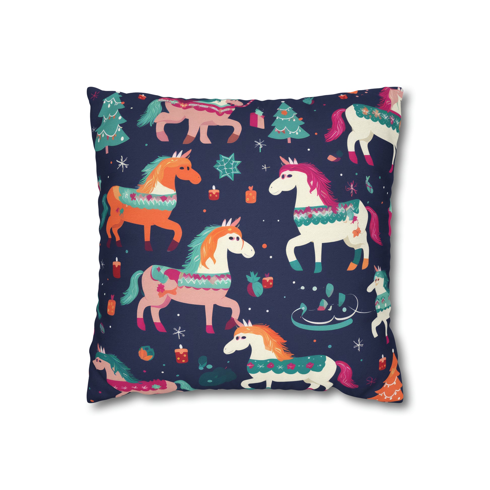 Magical Unicorn Pillowcase, Blue Accent Pillow Case Cover Cushion    - HolidayShoppingFinds