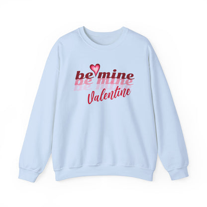 Be Mine Valentine's Sweatshirt, Love Sweatshirt, Couples Gift S Light Blue  - HolidayShoppingFinds