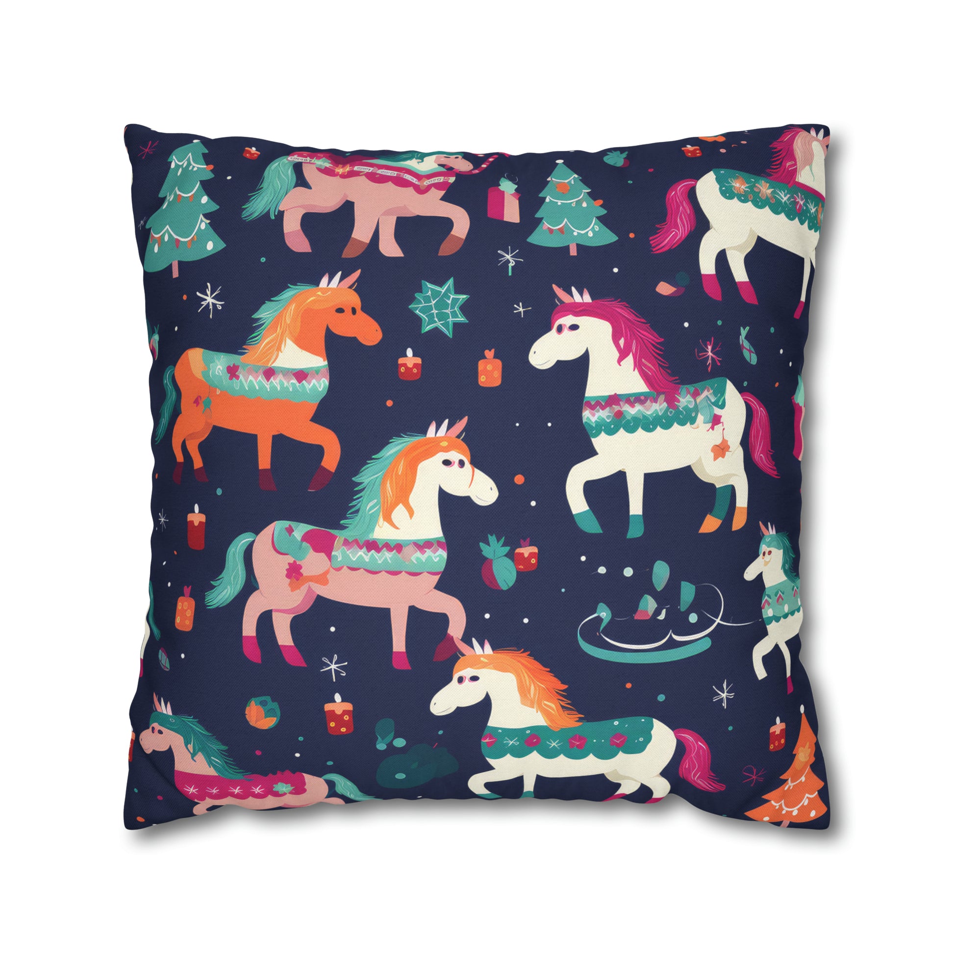 Magical Unicorn Pillowcase, Blue Accent Pillow Case Cover Cushion    - HolidayShoppingFinds