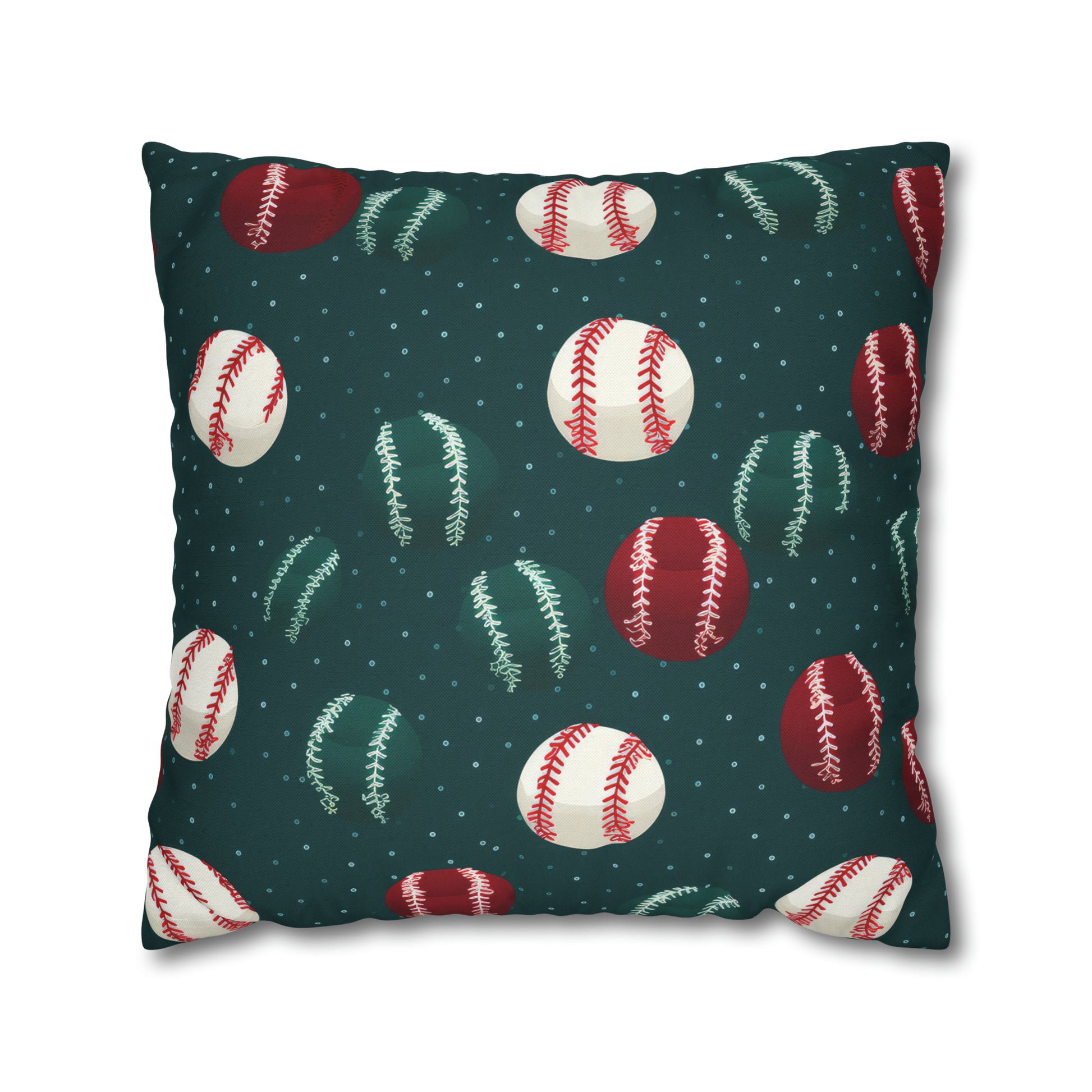 Baseball Green Pillowcase Cushion Cover Accent Pillow Case Cover    - HolidayShoppingFinds