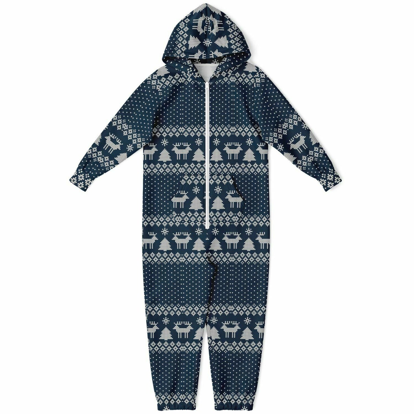 Winter Magic Christmas Teens Onesie: Boys & Girls Union Suit Athletic Blue Jumpsuit 9-10   - HolidayShoppingFinds