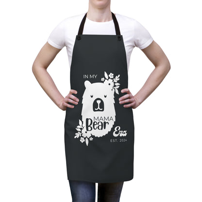 Personalized Mama Bear Era Apron, Mom Chef Apron, Gift for Moms B One Size   - HolidayShoppingFinds