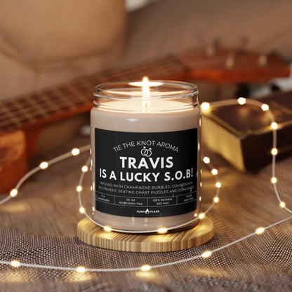 Lucky S.O.B. Candle Funny Bachelor Bachelorette Party Bridal Gift (B) 100% Vegan Soy Wax Candle Eco-Friendly Long-Lasting Candle    - HolidayShoppingFinds