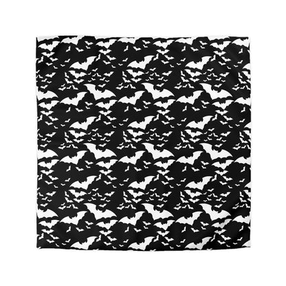 Spooky Bats Duvet Cover, Halloween Gothic Black Duvet, Twin/TwinXL/Queen/King Duvet    - HolidayShoppingFinds