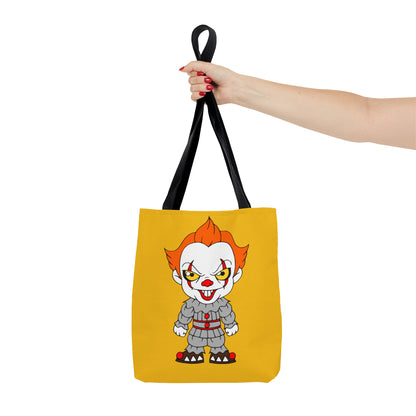 IT Pennywise Tote Bag, Halloween Horror Movie Fan Gift, Yellow Handbag, Trick or Treat Bag    - HolidayShoppingFinds