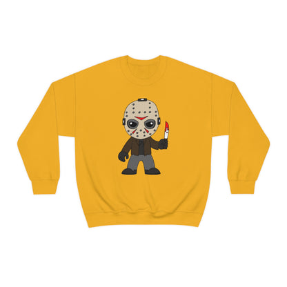 Friday the 13th Jason "Camp Crystal Lake Counselor in Training" Halloween Unisex Sweatshirt S-5XL S Gold  - HolidayShoppingFinds