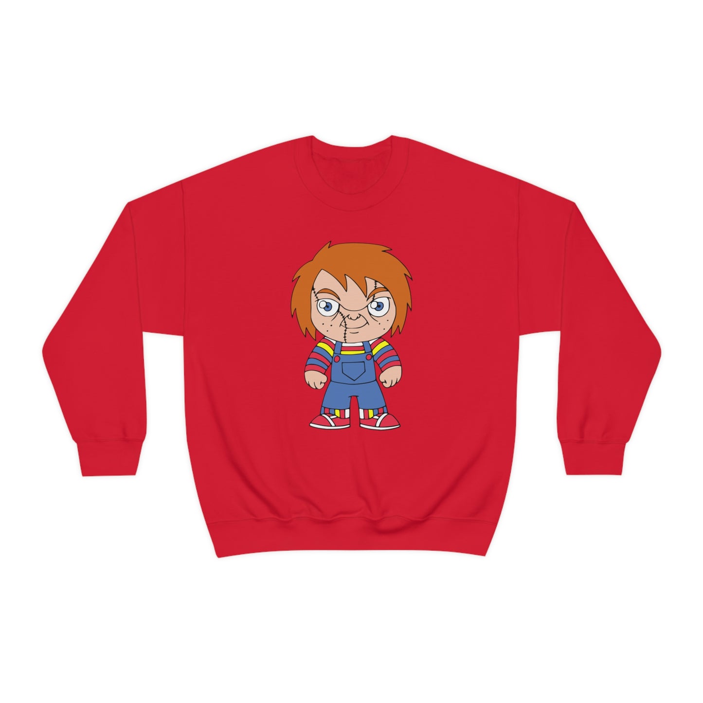 Chucky Wanna play? Halloween Unisex Sweatshirt Costume S-5XL    - HolidayShoppingFinds