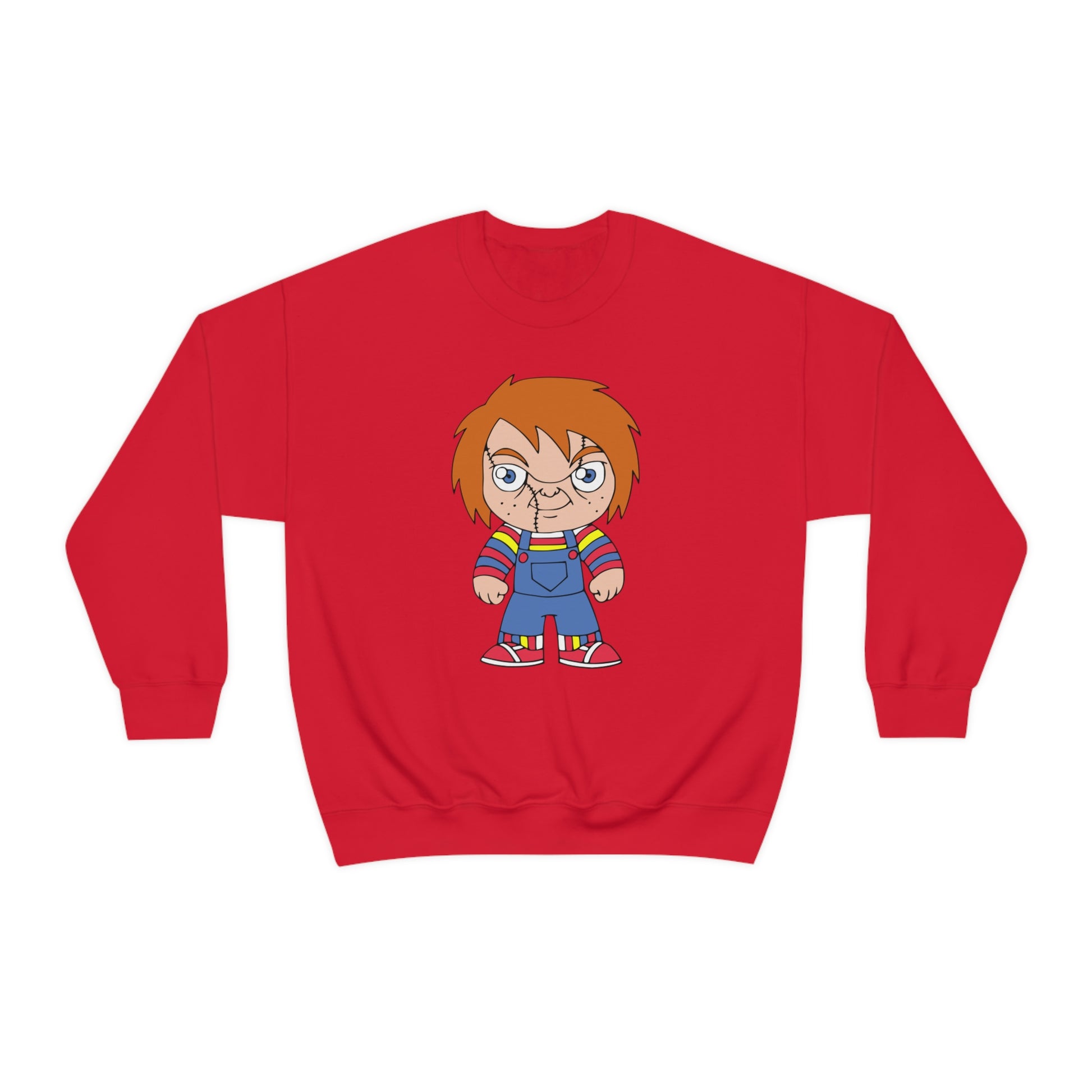 Chucky Wanna play? Halloween Unisex Sweatshirt Costume S-5XL    - HolidayShoppingFinds