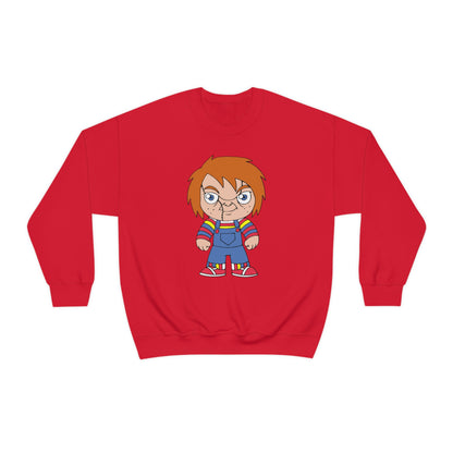 Chucky Wanna play? Halloween Unisex Sweatshirt Costume S-5XL    - HolidayShoppingFinds