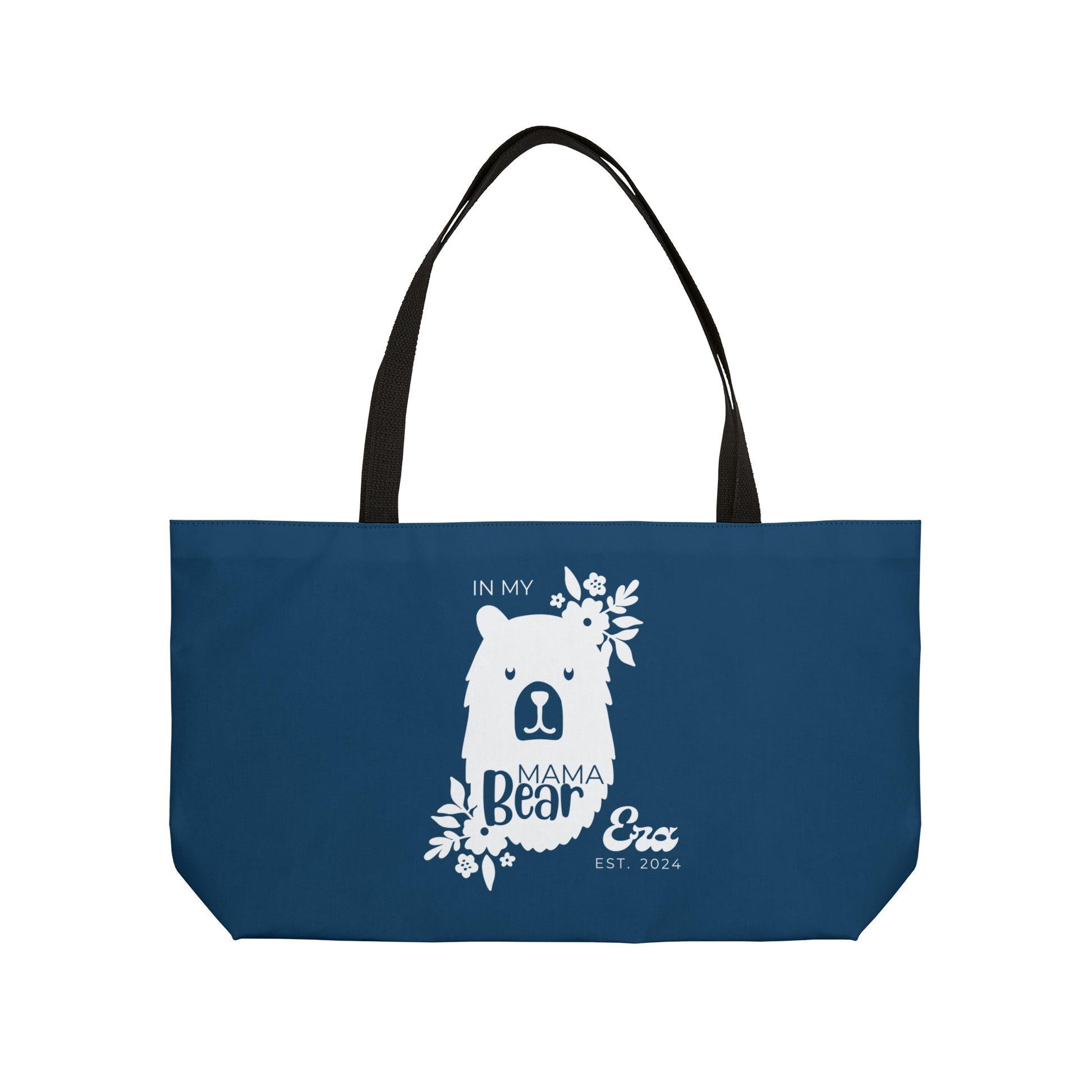 Personalized In My Mama Bear Era Weekender Tote Bag Blue, Gift for Mom    - HolidayShoppingFinds