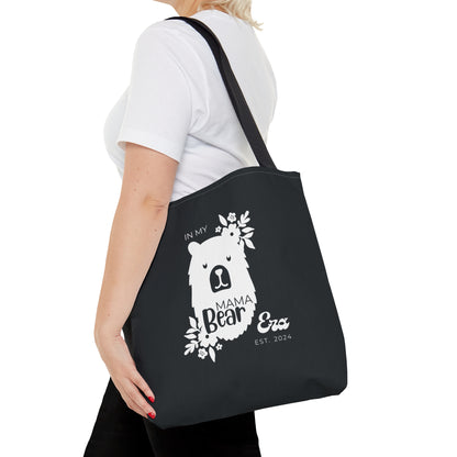 Personalized In My Mama Bear Era Tote Bag Gray Gift For Mom    - HolidayShoppingFinds