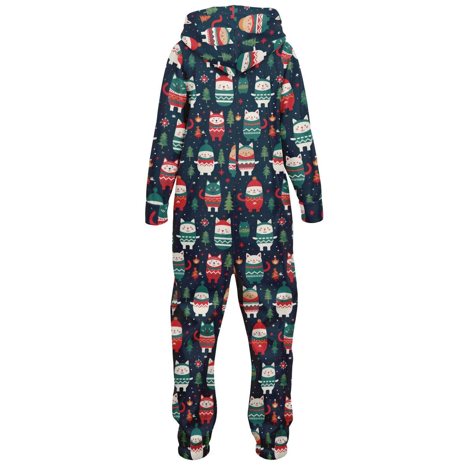 Winter Critters Teens Onesie, Kids Athletic  Jumpsuit Green Union Suit    - HolidayShoppingFinds