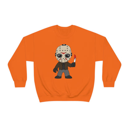 Friday the 13th Jason "Camp Crystal Lake Counselor in Training" Halloween Unisex Sweatshirt S-5XL S Orange  - HolidayShoppingFinds