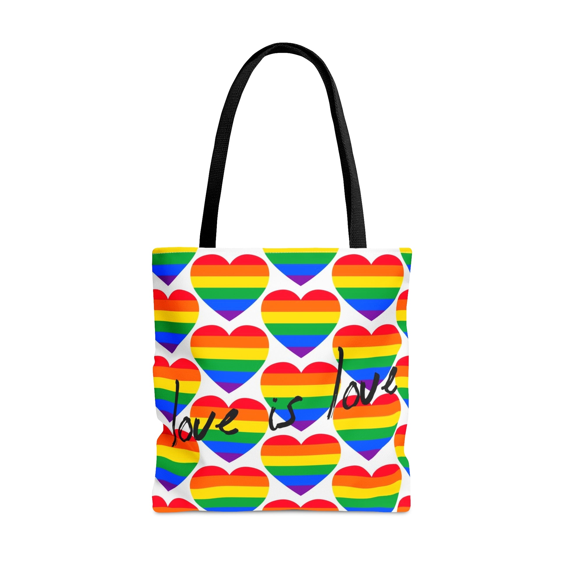 Love is Love Tote Bag, Pride LGBTQ+ Hand Tote Bag, Valentine's Day Gift Large   - HolidayShoppingFinds