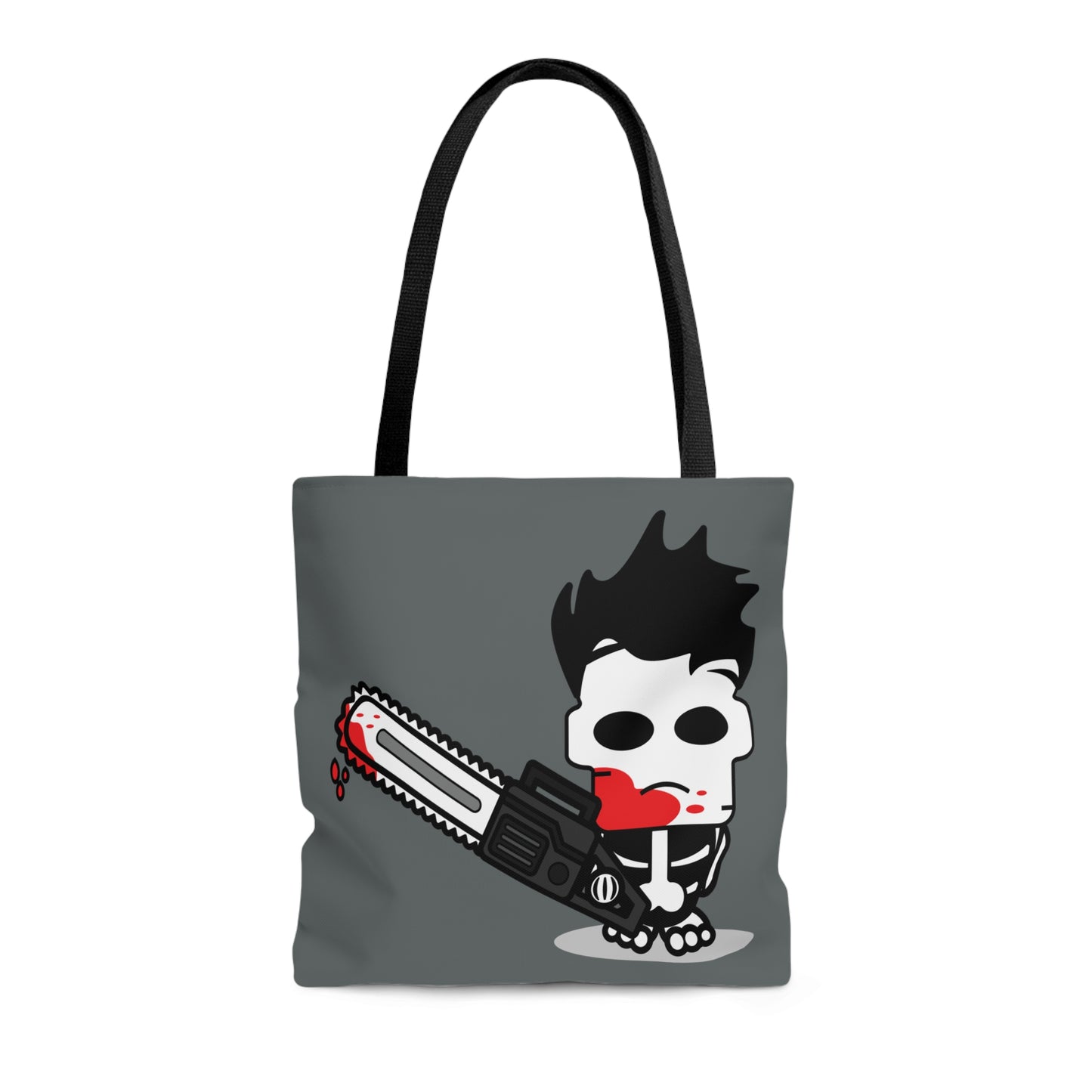 Leatherface Tote Bag, Texas Chainsaw Massacre Handbag, Halloween Trick or Treat Gray Bag Medium   - HolidayShoppingFinds