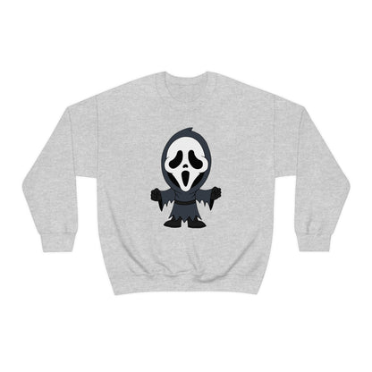 Ghostface Scream "Trick or Scream!" Halloween Unisex Sweatshirt Costume S-5XL L Ash  - HolidayShoppingFinds