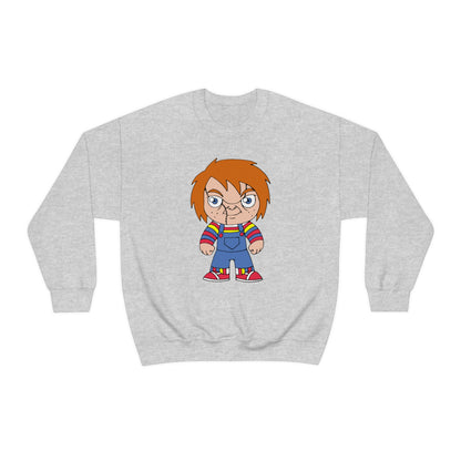 Chucky Wanna play? Halloween Unisex Sweatshirt Costume S-5XL    - HolidayShoppingFinds