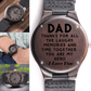 Dad You Are My Hero Engraved Wooden Watch Father's Day Gift    - HolidayShoppingFinds