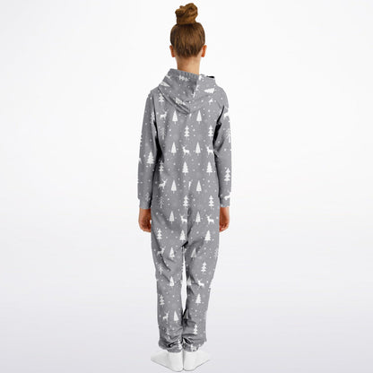 Gray Winter Teens Onesie: Boys & Girls Union Suit Athletic Jumpsuit    - HolidayShoppingFinds