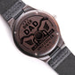 Biker Dad Like a Normal Dad Only Cooler Engraved Wooden Watch Father's Day Gift    - HolidayShoppingFinds