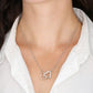 World's Best Mom From Daughter Interlocking Heart Rose Gold Necklace    - HolidayShoppingFinds