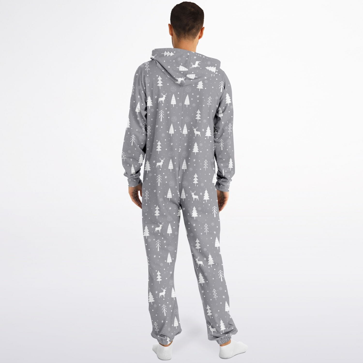 Gray Winter's Tale Jumpsuit Adult Onesie Gender-Neutral Athletic PJs    - HolidayShoppingFinds