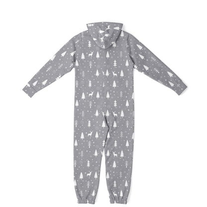 Gray Winter's Tale Jumpsuit Adult Onesie Gender-Neutral Athletic PJs    - HolidayShoppingFinds