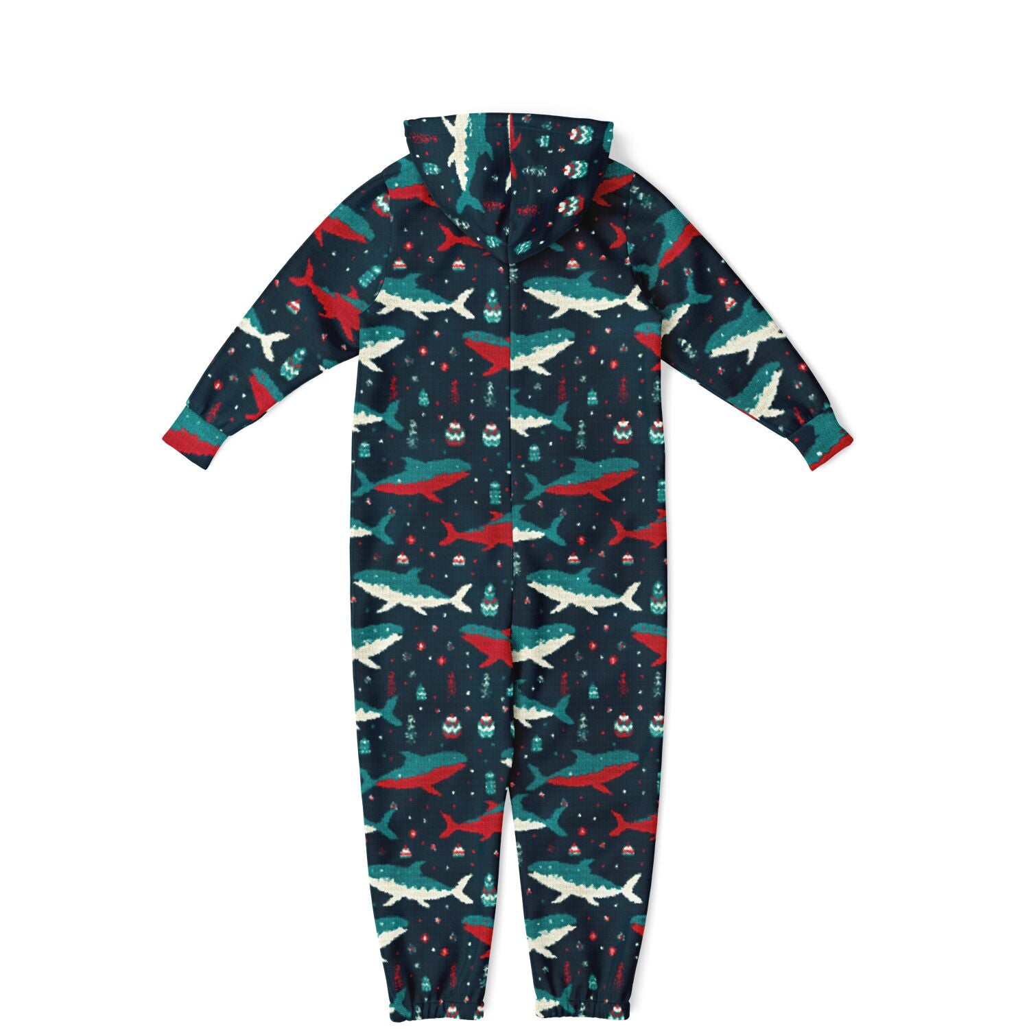 Shark Adventure Teens Onesie: Boys & Girls Union Suit Athletic Blue Ocean Jumpsuit    - HolidayShoppingFinds