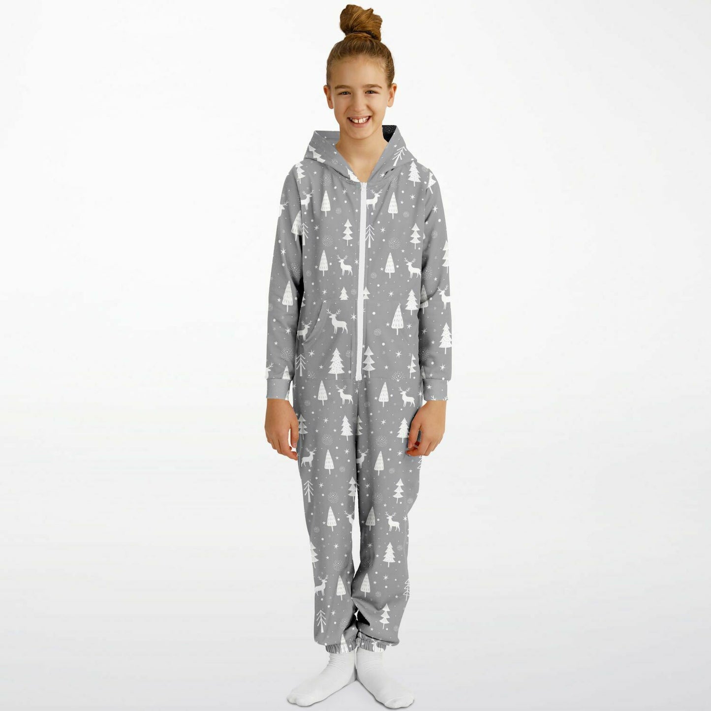 Gray Winter Teens Onesie: Boys & Girls Union Suit Athletic Jumpsuit    - HolidayShoppingFinds