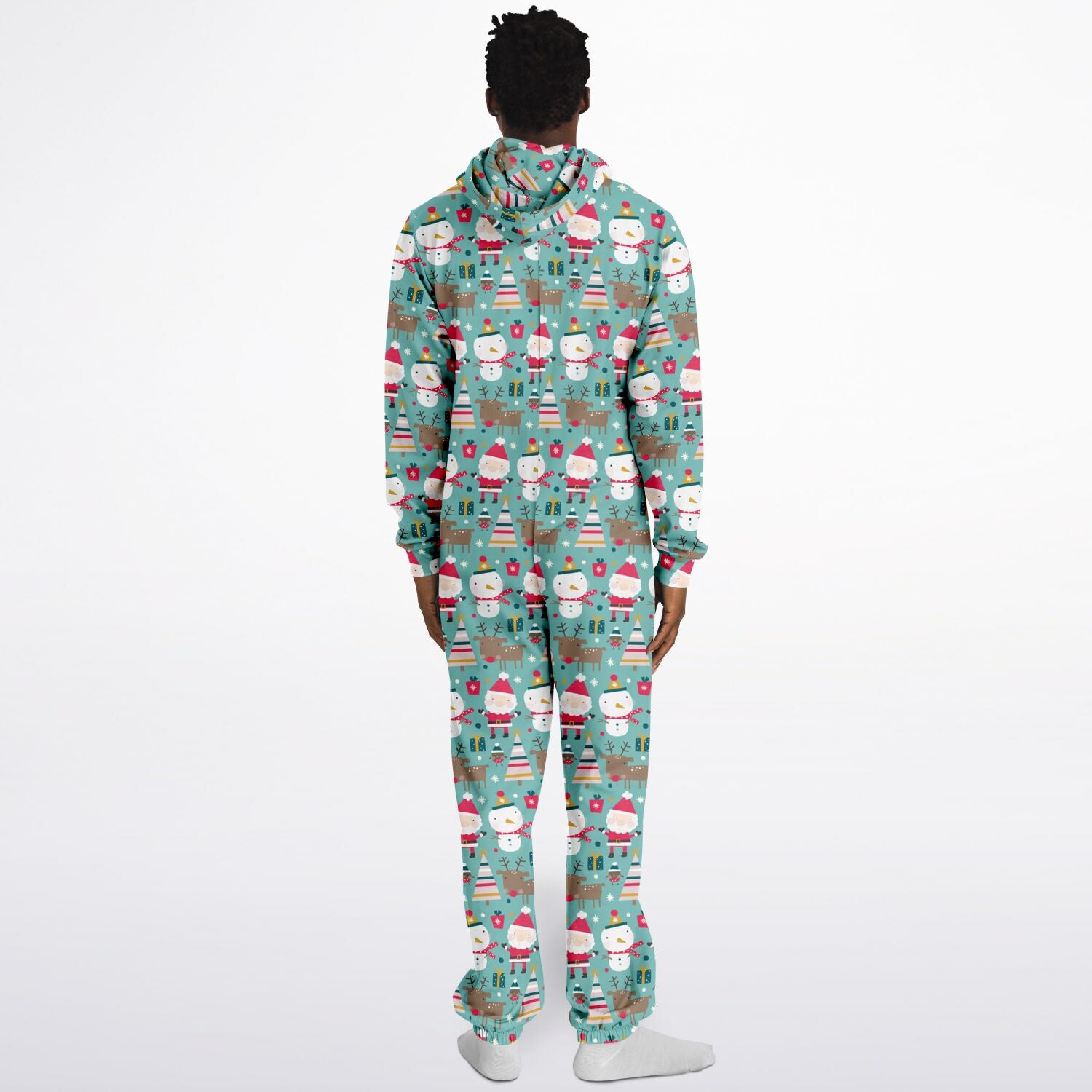 Merry Trio Green Adult Jumpsuit Gender-Neutral Athletic Onesie PJs    - HolidayShoppingFinds