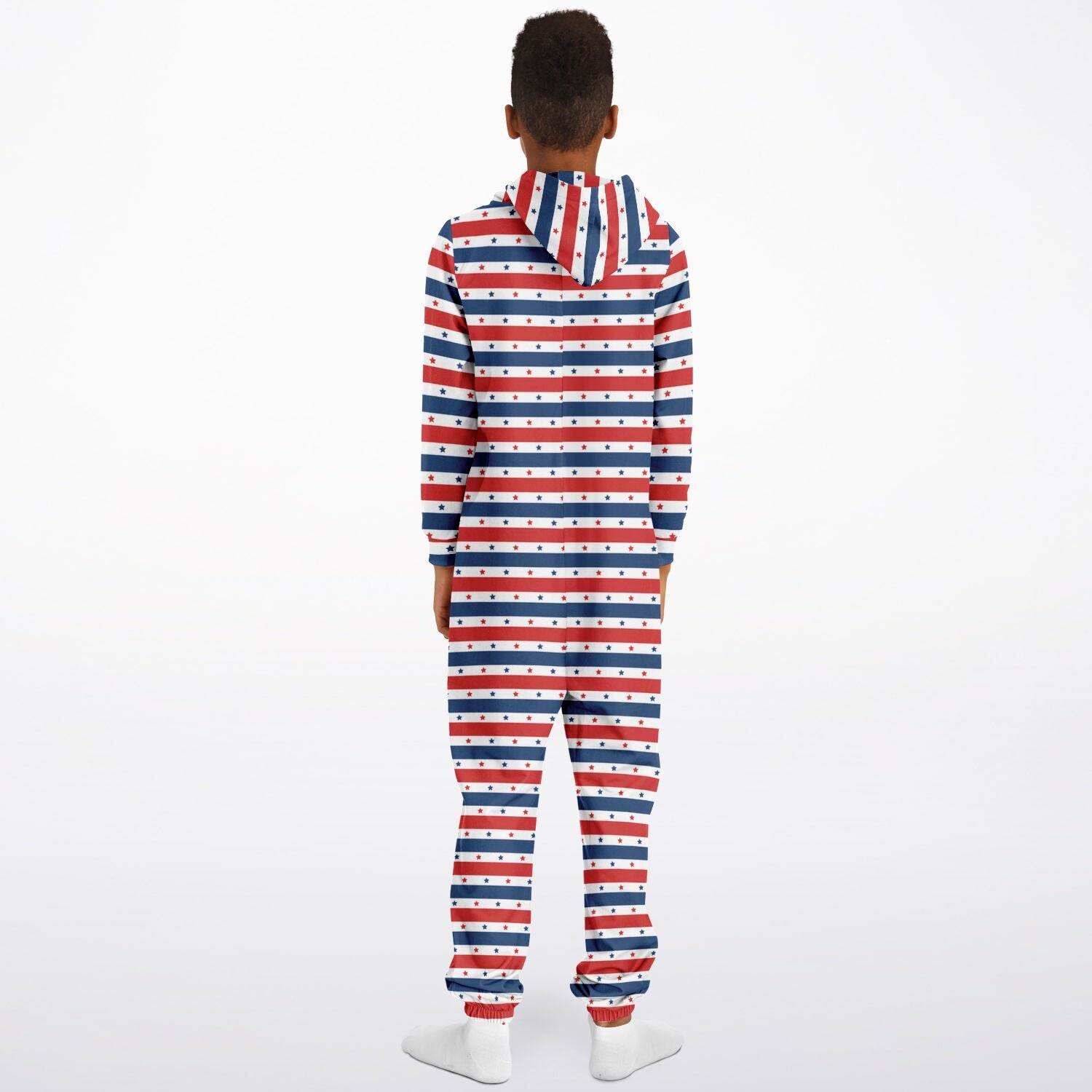 Star-spangled Teens Onesie, Kids Patriotic Union Suit Athletic Jumpsuit Red White & Blue    - HolidayShoppingFinds