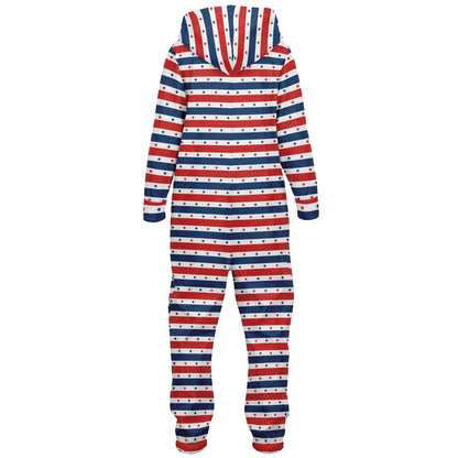 Star-spangled Teens Onesie, Kids Patriotic Union Suit Athletic Jumpsuit Red White & Blue    - HolidayShoppingFinds