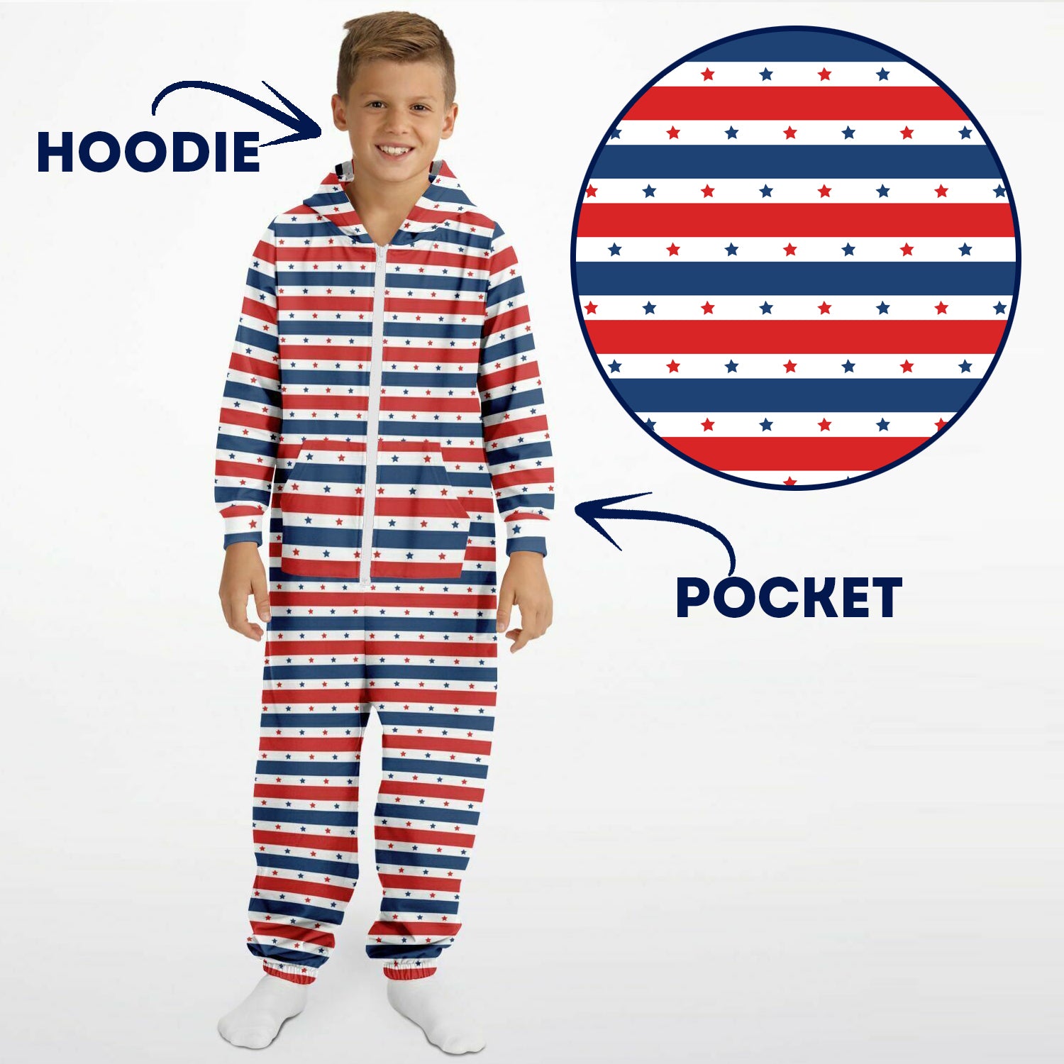 Star-spangled Teens Onesie, Kids Patriotic Union Suit Athletic Jumpsuit Red White & Blue    - HolidayShoppingFinds