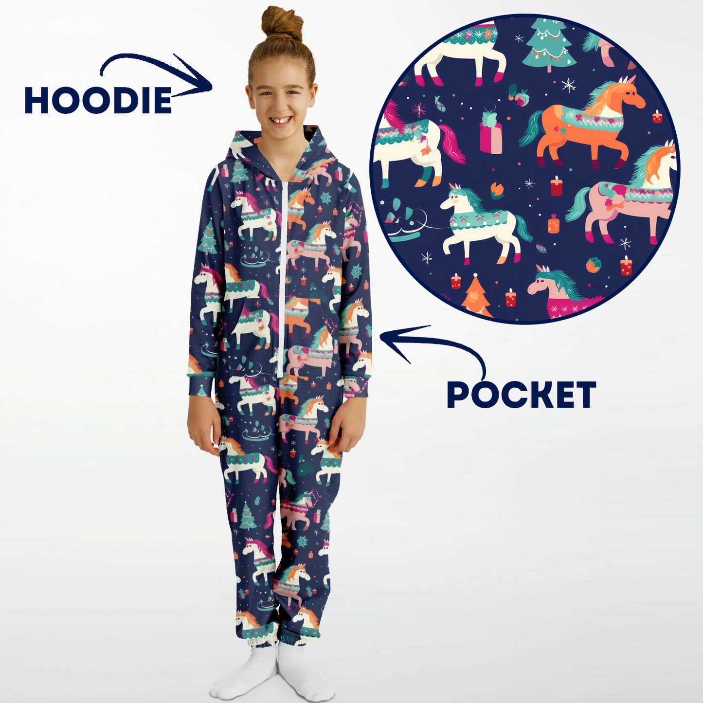 Magical Unicorn Teens Onesie, Kids Union Suit Blue Athletic Jumpsuit    - HolidayShoppingFinds