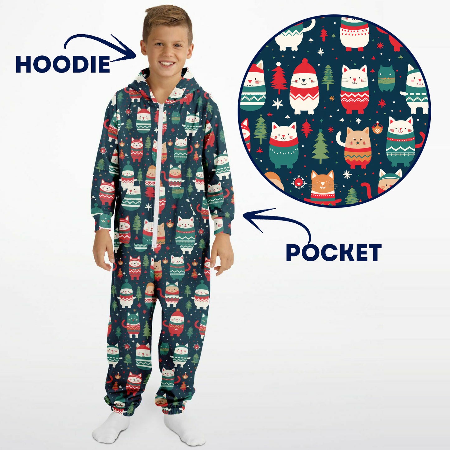 Winter Critters Teens Onesie, Kids Athletic  Jumpsuit Green Union Suit    - HolidayShoppingFinds