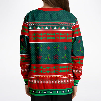 I put out for Santa Ugly Christmas Sweatshirt Funny Xmas Kids Unisex    - HolidayShoppingFinds