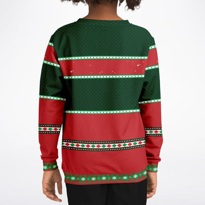 Naughty List Ugly Christmas Sweatshirt Funny Xmas Kids Unisex    - HolidayShoppingFinds