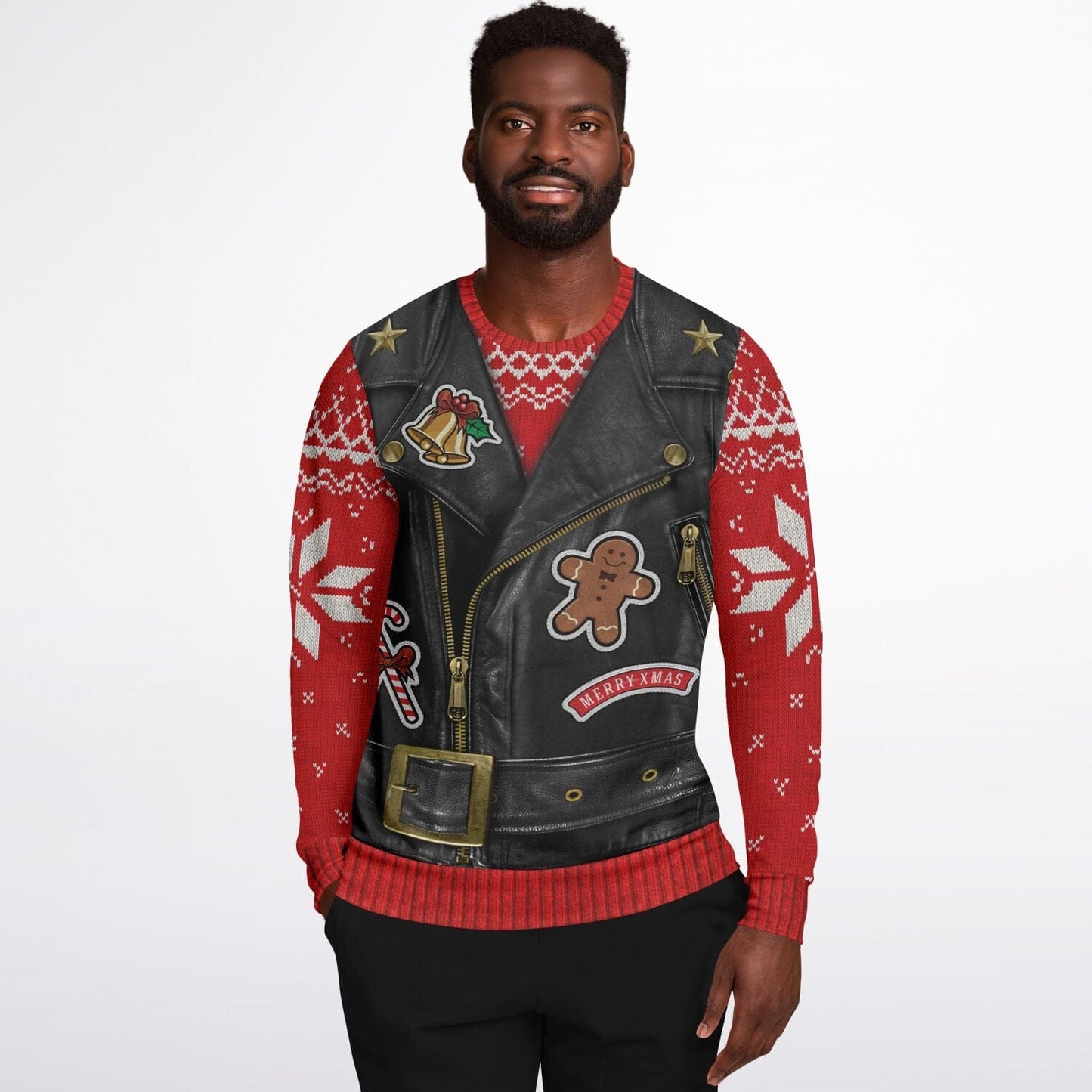 Sons of Santa Ugly Christmas Sweatshirt for Motorcycle Bike Lovers    - HolidayShoppingFinds