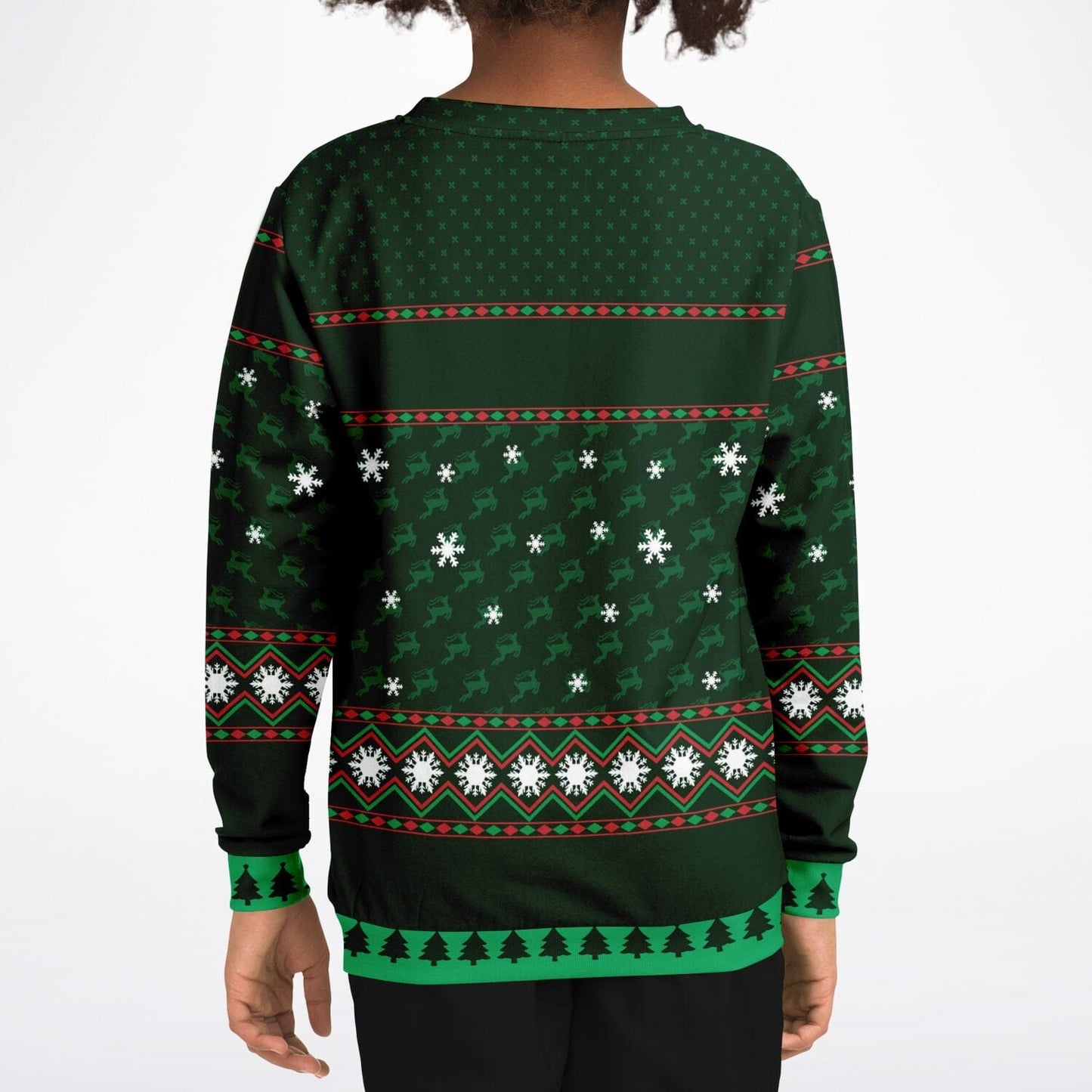 Sledgehog Ugly Christmas Sweatshirt Kids Unisex    - HolidayShoppingFinds