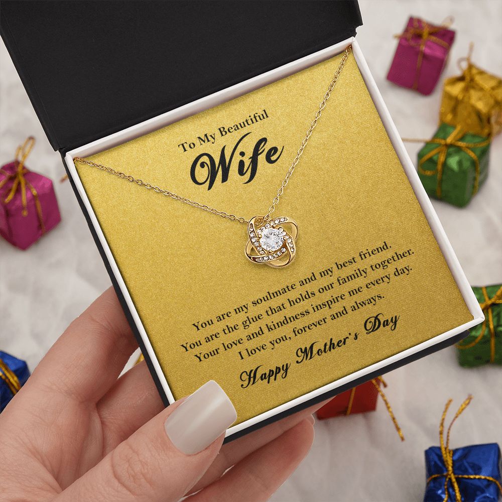 To My Beautiful Wife - Personalizable Necklace Gift Set - SS323 – Sugar  Spring Co