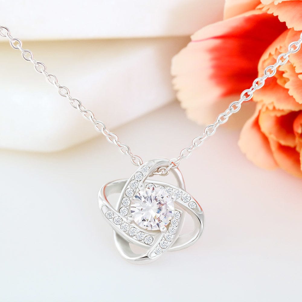 World's Best Mom Love Knot Necklace, Mothers Day Gift from Daughter Son    - HolidayShoppingFinds