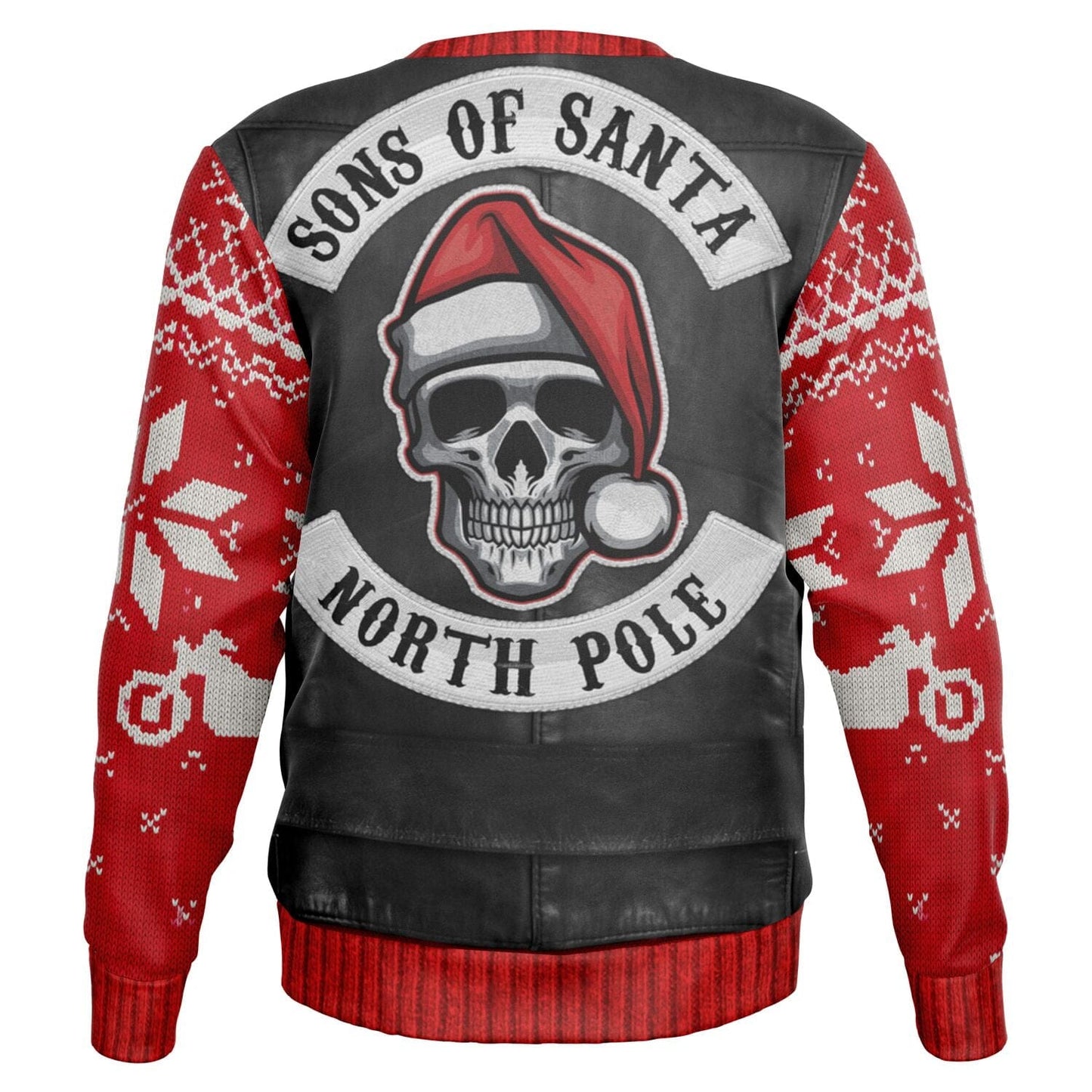 Sons of Santa Ugly Christmas Sweatshirt for Motorcycle Bike Lovers    - HolidayShoppingFinds